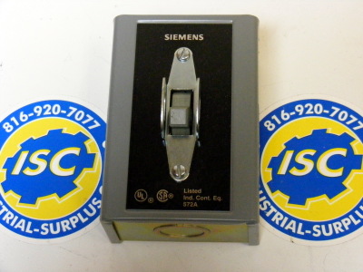 <b>Siemens - </b>MMS KGJ-2 Manual Switch